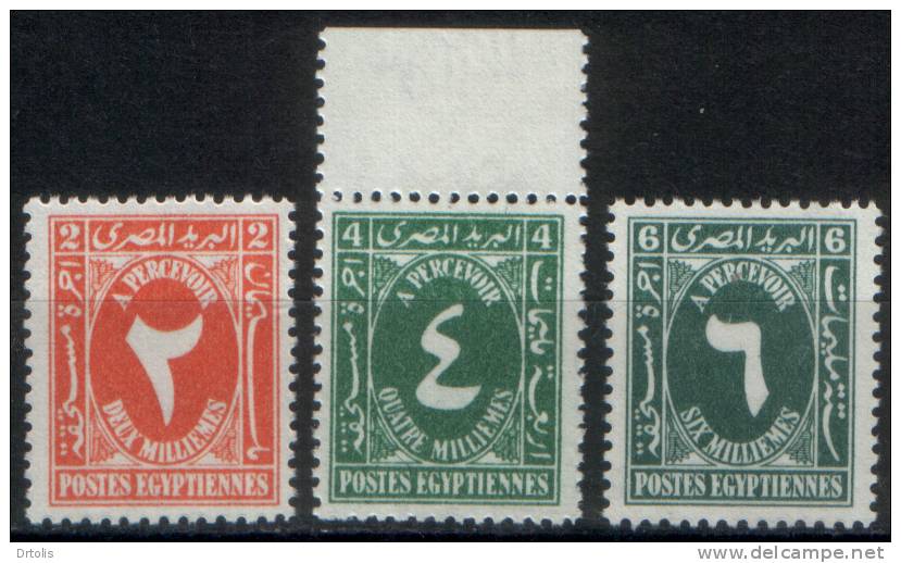 EGYPT / 1958 / 1959 / POSTAGE DUE SET / MNH / VF / 4 SCANS . - Neufs