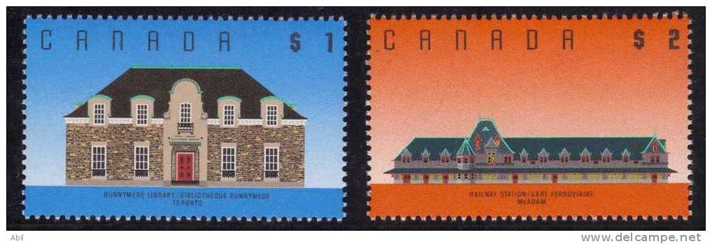 Canada 1989 N°Y.T. : 1094 Et 1095** - Nuevos