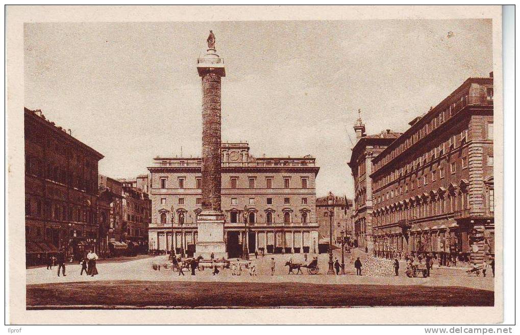 Amaro Felsina Ramazzotti,  Foto Di Piazza Colonna In Roma - Alcohols