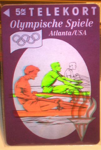 ROWING - Olympic Games Atlanta 1996 (Denmark Rare) Aviron Rudersport Rudern Rudernd Ruder Remo Remare Remi Canottaggio - Dänemark