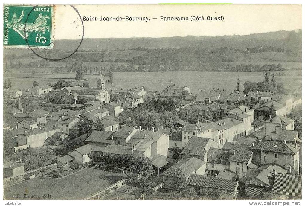 ISERE 38.SAINT JEAN DE BOURNAY.COTE OUEST - Saint-Jean-de-Bournay