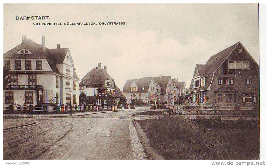 Z4812 Germany Hesse Darmstadt Villenviertel Bollenalltor Ohlystrasse Uncirculated - Darmstadt