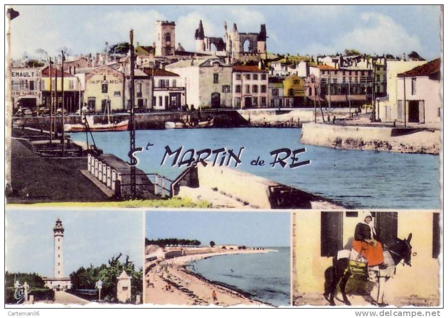 17 - Saint-Martin De Ré - Le Port, Phare Des Baleines, La Plage, Ane En Culotte - Saint-Martin-de-Ré