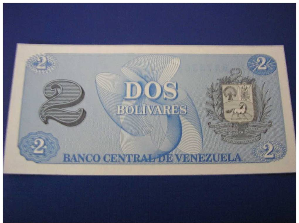 BANCONOTA DEL VENEZUELA DA 2 BOLIVARE  FDS - Venezuela