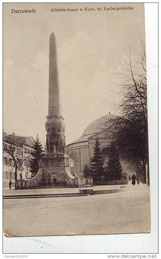 Z4808 Germany Hesse Darmstadt Alicedenkmal Kath St Ldwigskirche Uncirculated - Darmstadt