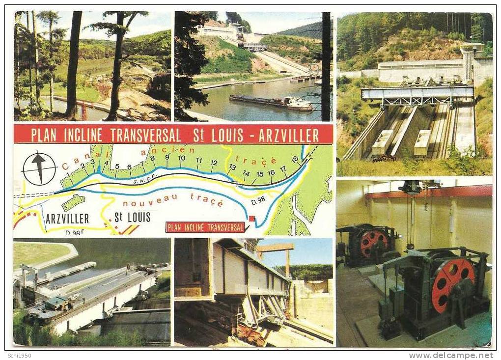 PM - 57 -  Plan Incliné Transversal Saint-Louis-Arzviller - Saint-Avold