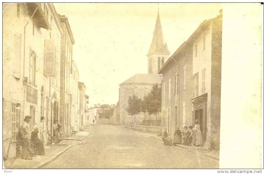 BRIOUX - Carte Photo Légendée - Brioux Sur Boutonne