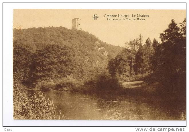 Ardenne Houyet  Le Chateau La Lesse Et La Tour Du Rocher - Houyet