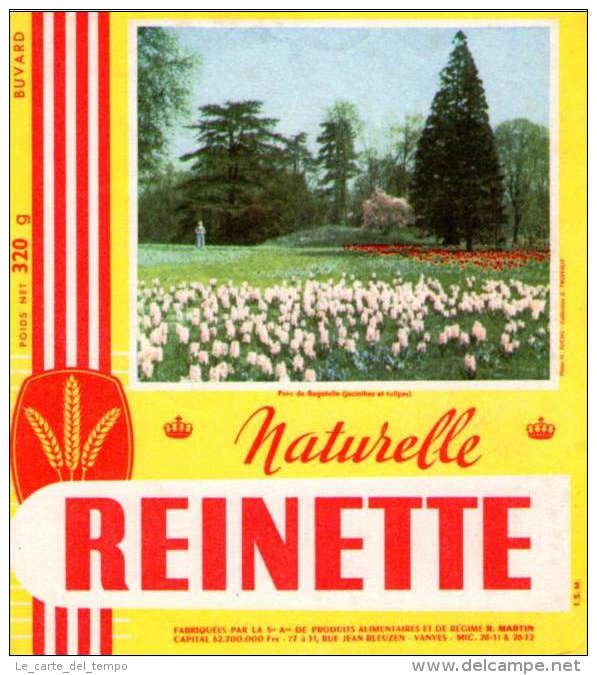 BUVARD: NATURELLE - REINETTE - Zwieback