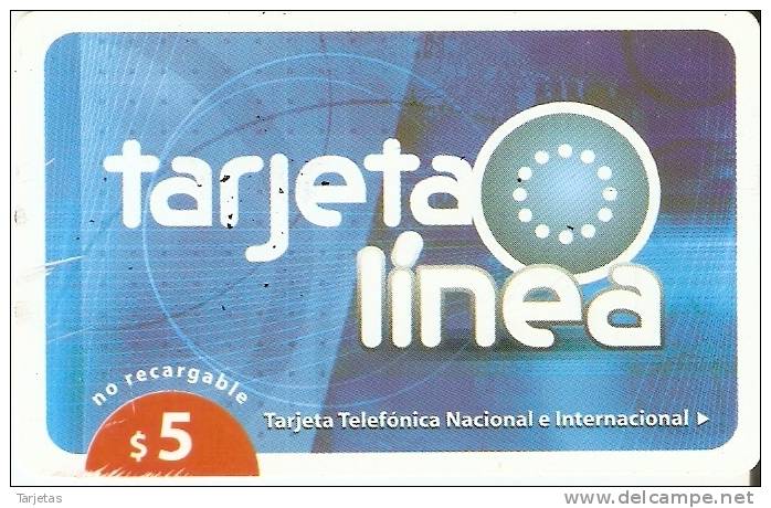 TARJETA DE ARGENTINA DE LINEA  $5 - Argentine