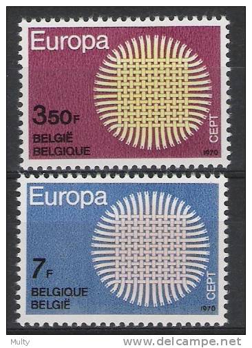 Belgie 1530 / 1531 (**) - 1970