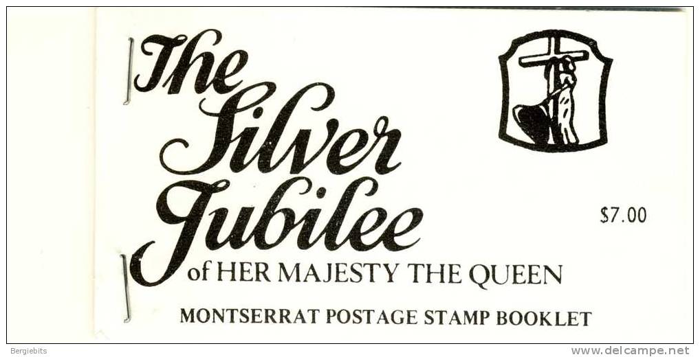 1977 Montserrat Complete MNH Booklet Of "Queen Elizabeth 25th Anniversary" - Montserrat