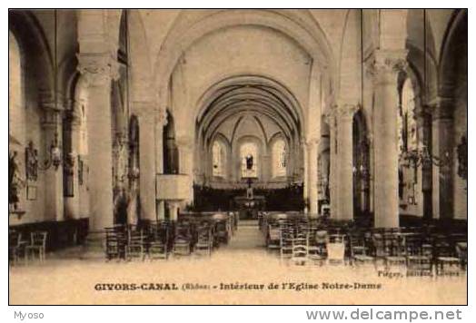 69 GIVORS CANAL Interieur De L'Eglise Notre Dame - Givors