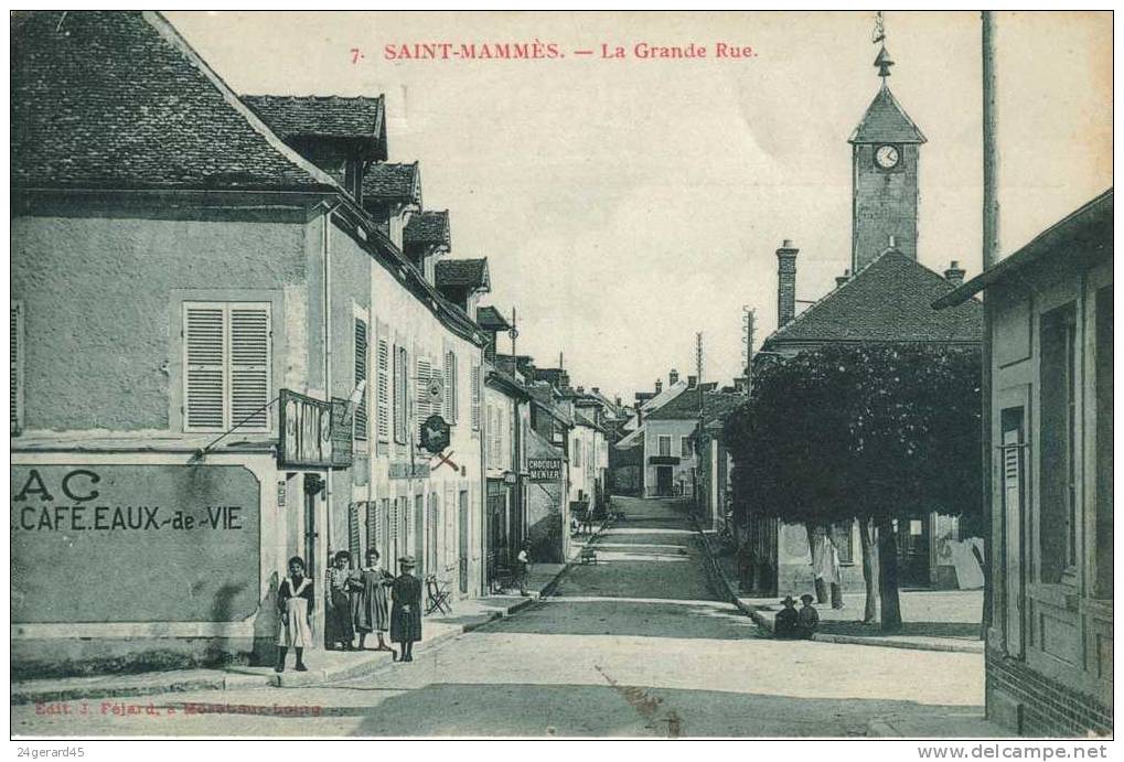 CPA SAINT MAMMES (Seine Et Marne) - La Grande Rue - Saint Mammes