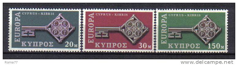 FRZ184 - CIPRO 1968, Serie N. 299/301  ***  Europa Cept - 1968