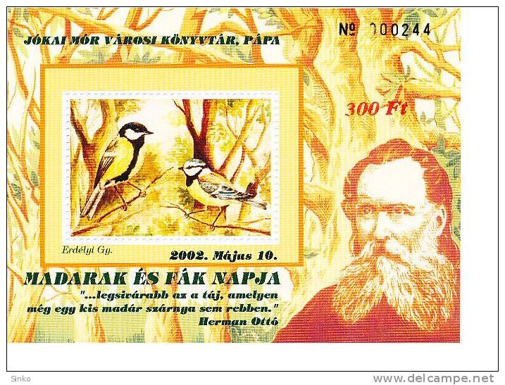2002. Day Of Birds And Trees - Commemorative Sheets