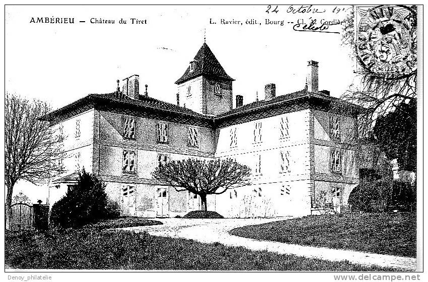 AMBERIEU-  CHATEAU DE TIRET - Trévoux