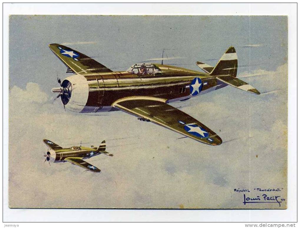 COLLECTION DES AVIONS ALLIÉS ( Serie I ) REPUBLIC P. 47 " Thunderbolt " ( USA ) - NEUVE  - SUP - - 1939-1945: II Guerra