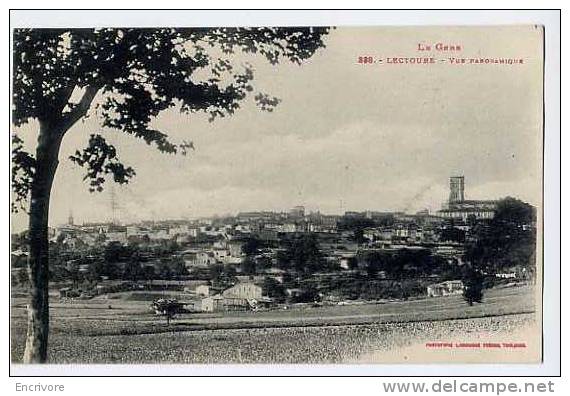 Cpa LECTOURE Vue Panoramique- Labouche 338 - Lectoure