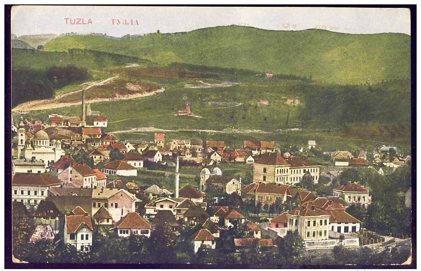 Bosnia  TUZLA  Judaica  Judaika  Synagogue   Old Postcard 1916 - Judaisme