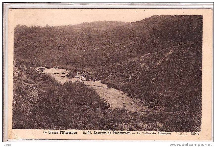 Environs De PONTARION. - La Vallée Du Thaurion. - Pontarion