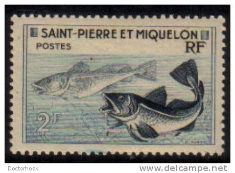 ST.PIERRE & MIQUELON   Scott # 351*  VF MINT Hinged - Unused Stamps