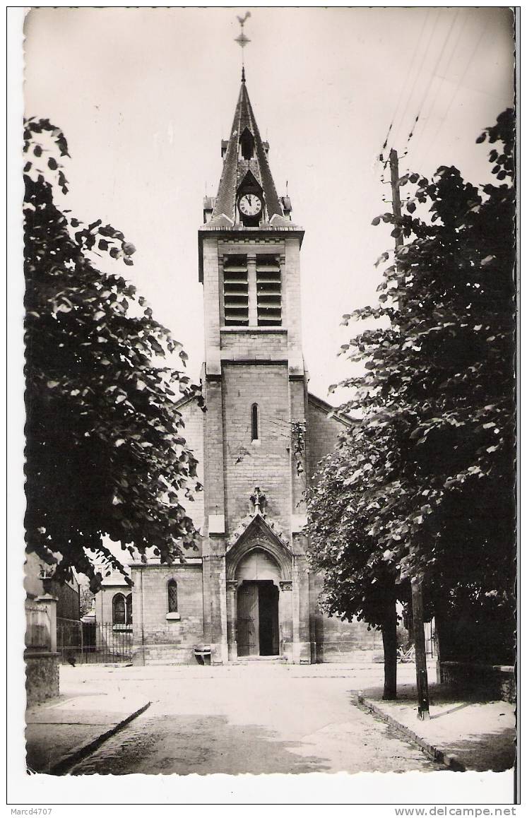 SAINT GRATIEN 95 L' Eglise Editions Abeille Carte  Carte Dentelée Véritable Photo - Saint Gratien