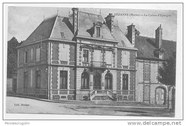 51 )) SEZANNE - La Caisse D'Epargne, Edit Marion / BANQUE - Sezanne