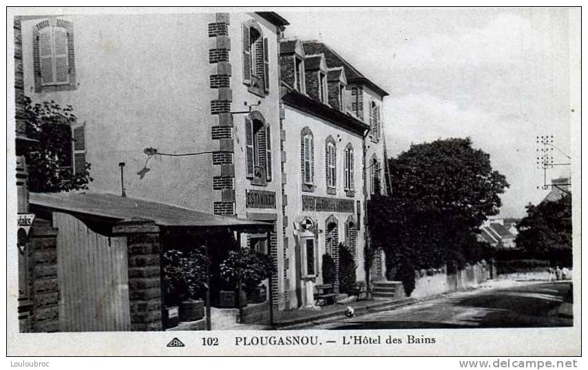 29 PLOUGASNOU  L'HOTEL DES BAINS - Plougasnou