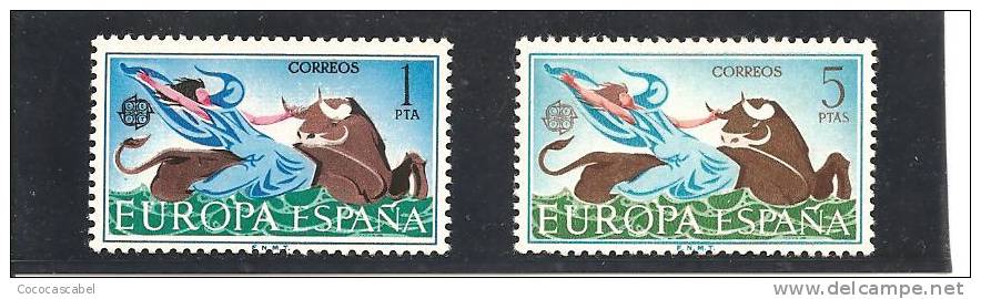 España/Spain-(MNH/**) - Edifil  1747-48  - Yvert  1402-03. - Nuevos