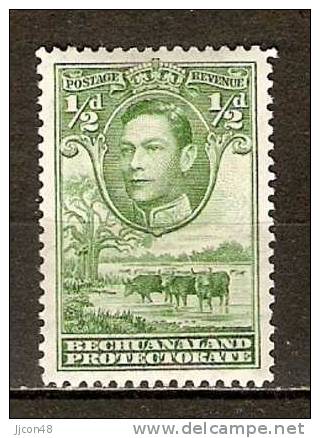 Botswana (Bechuanaland) 1938  KG VI  1/2d (*) MH - 1885-1964 Bechuanaland Protectorate