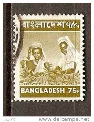 Bangladesh 1976-77  75p  (o) Type 2 Small - Bangladesh