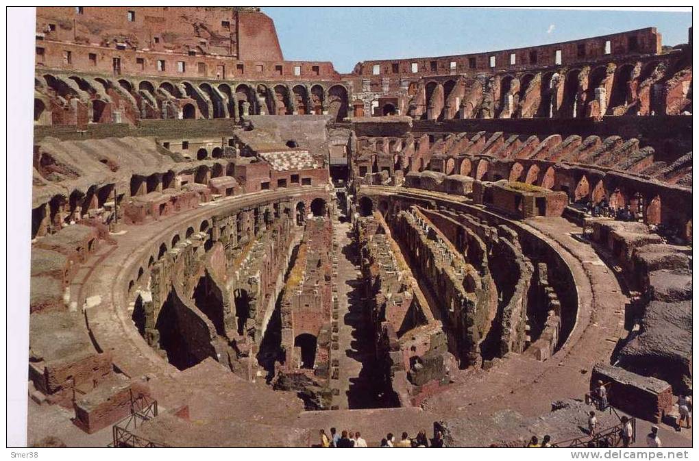 Italie - Roma - Interno Colosseo - Colosseum