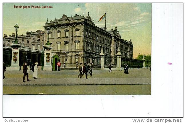 BUCKINGHAM PALACE  GUARDS LONDON PERSONNAGES 1914 TOP - Buckingham Palace