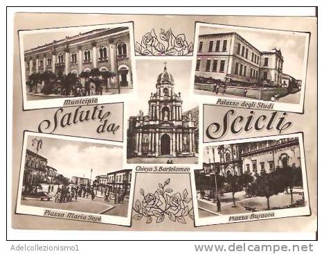 32275)cartolina Illustratoria Località Di Scicli - Ragusa