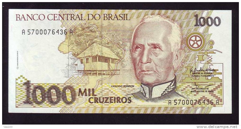 BRASIL ,1 000 CRUZEIROS, PAPER MONEY,UNC, Uncirculated - Brasilien