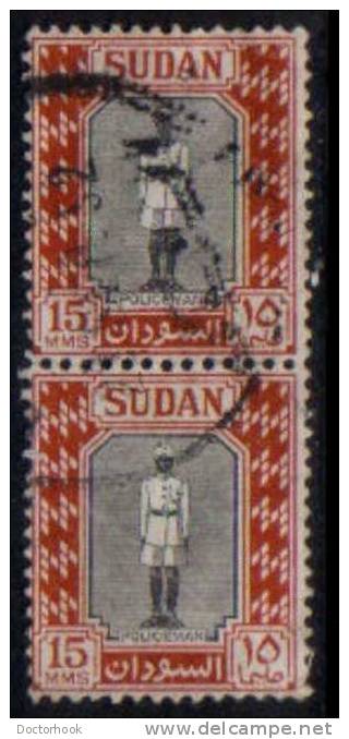 SUDAN  Scott #  104  F-VF USED Pair - Sudan (1954-...)