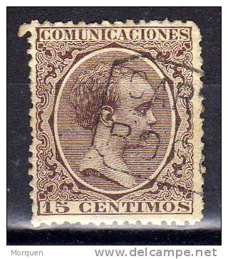 Carteria BOSQUE (Cadiz)  15 Cts Alfonso XIII - Oblitérés
