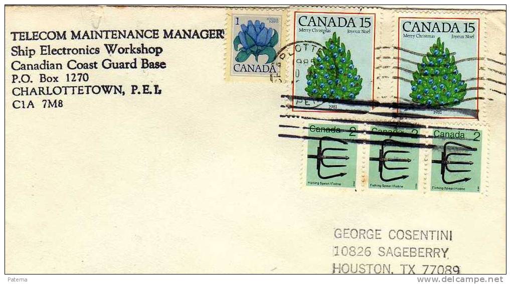 Carta,  CHALOTTETOWN ( Canada ) 1985, Cover, Lettre, Letter - Brieven En Documenten