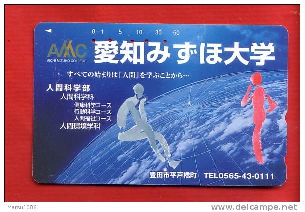Japan Japon  Telefonkarte Phonecard -  Weltraum Space  Espace Universum Universe Erde - Spazio