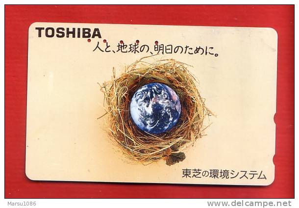 Japan Japon  Telefonkarte Phonecard -  Weltraum Space  Espace Universum Universe Erde - Espace