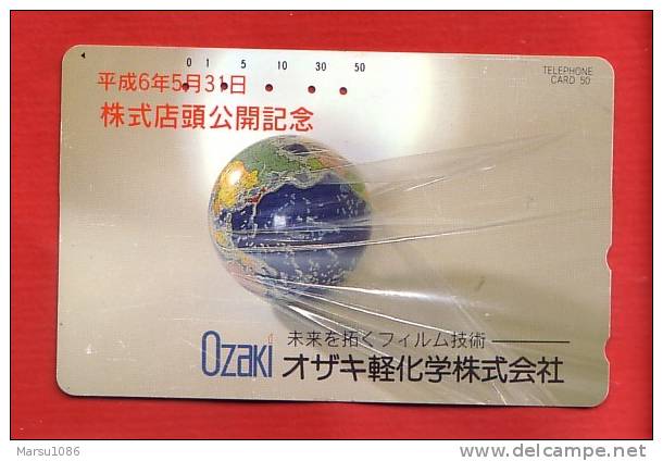 Japan Japon  Telefonkarte Phonecard -  Weltraum Space  Espace Universum Universe Erde - Space