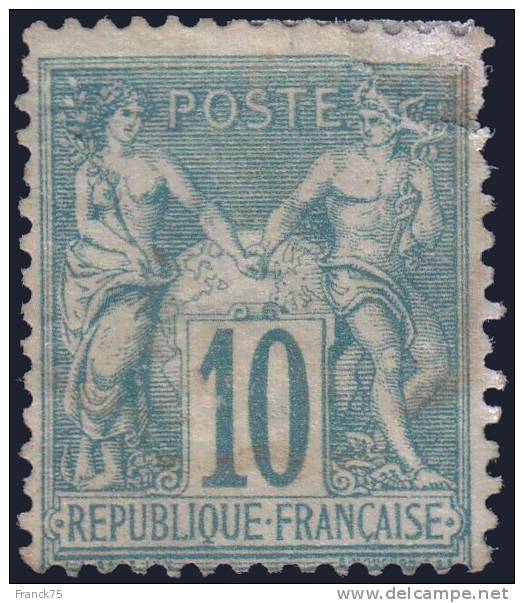 *PROMO* 10c Sage Neuf (*) (Y&T N° 65, Cote *: 1200€) - 1876-1878 Sage (Type I)