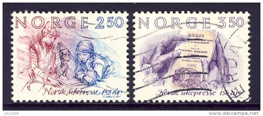 Norwegen / Norway 1984 : Mi.nr 911-912 * - Wochenpresse / Press - Used Stamps