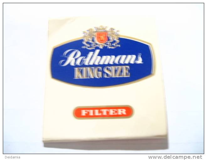 BOITE D ALLUMETTES NOVOTEL LISBONNE / ROTHMAN S KING SIZE FILTER - Cajas De Cerillas (fósforos)