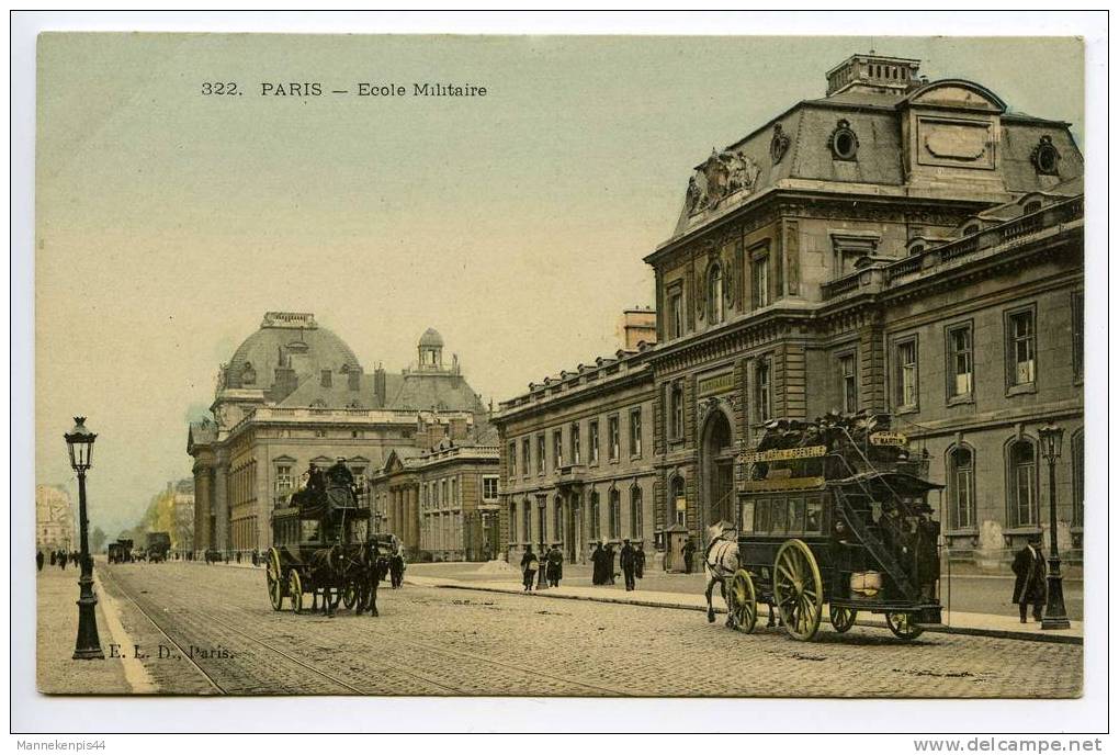 Paris - Ecole Militaire - 322 - Attelage - Ile-de-France