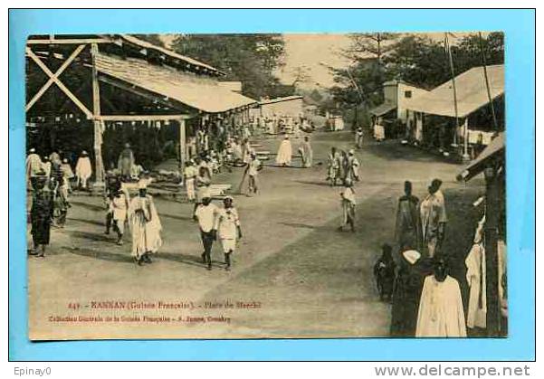 B - AFRIQUE - GUINEE FRANCAISE - édit. A. James - KANKAN - Place Du Marché - Guinée