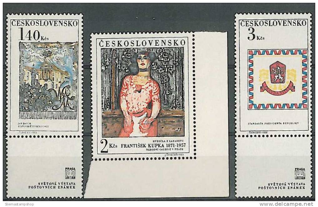 CZECHOSLOVAKIA - 1968 MODERN PRAHA - Unused Stamps