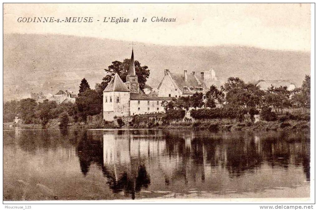 BELGIQUE - Godinne Sur Meuse - L'Eglise Et Le Château - Yvoir