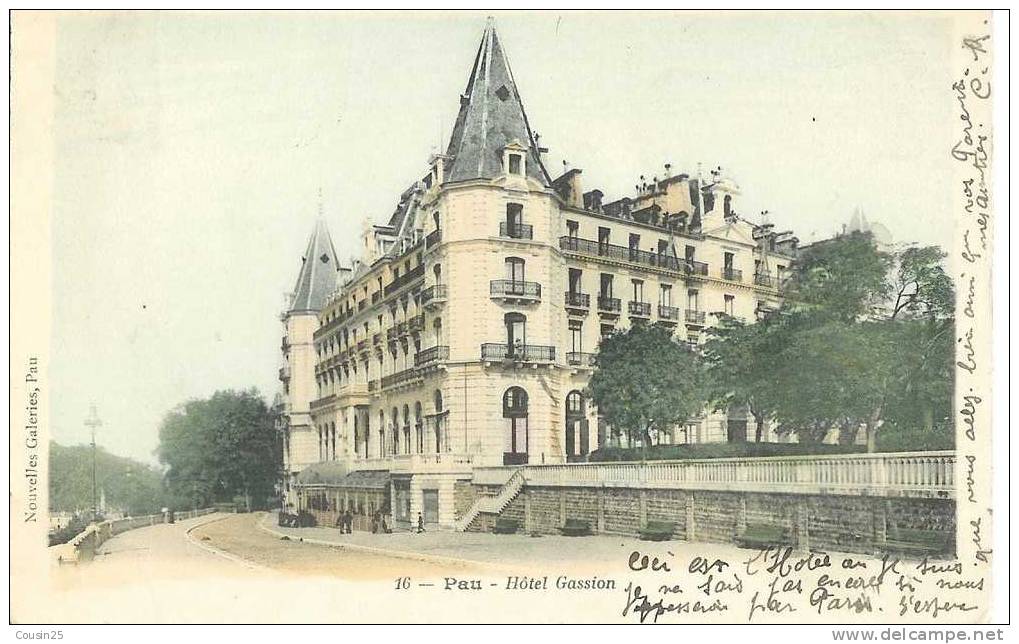 64 PAU - Hôtel Gassion  - Edit : N. Galeries - Pau